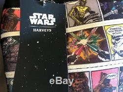 Disney Star Wars HARVEYS Medium Streamline Comic Tote BACKPACK NEW With Tags NWT