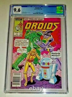 Droids #1 CGC 9.6 White Pages (Marvel / Star Comics, 1986) Star Wars C3PO R2D2