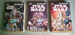 Epic Collection Star Wars Legends The Original Marvel Years Volume 1, 2, 3 Used