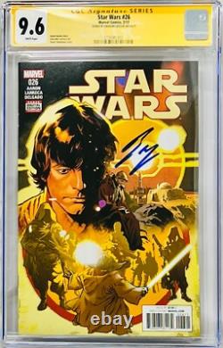 Ewan McGregor Signed CGC Signature S Graded 9.6 Star Wars #26 Marvel Comics