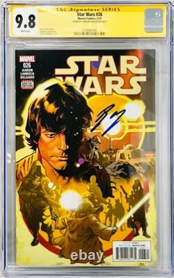 Ewan McGregor Signed CGC Signature S Graded 9.8 Star Wars #26 Marvel Comics