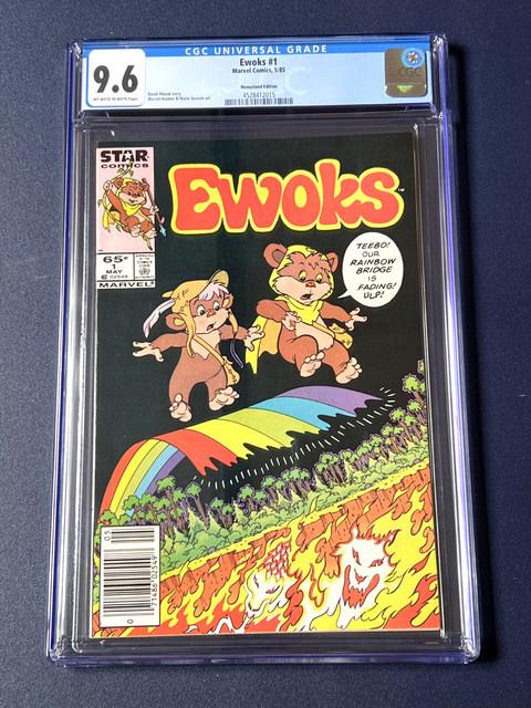 Ewoks #1 Cgc 9.6 Nm+ Newsstand 1985 Star Wars Disney