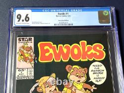 Ewoks #1 CGC 9.6 NM+ Newsstand 1985 Star Wars Disney