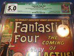 Fantastic Four #48 Silver age 1st Silver Surfer/Galactus Hot Key CGC 5.0 Q Green