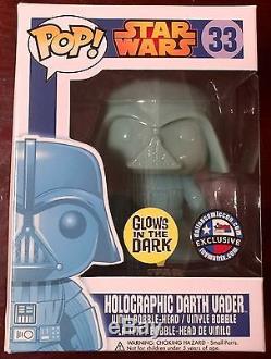 Funko Pop! Exclusive Dallas Comic Con Star Wars Holographic Darth Vader Figure