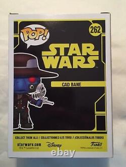 Funko Pop Star Wars Cad Bane 262 2018 San Diego Comic Con Exclusive Sticker MINT