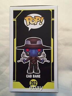 Funko Pop Star Wars Cad Bane 262 2018 San Diego Comic Con Exclusive Sticker MINT