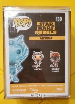 Funko Pop Star Wars Rebels Ahsoka Signed by Ashley Eckstein LA Comic Con