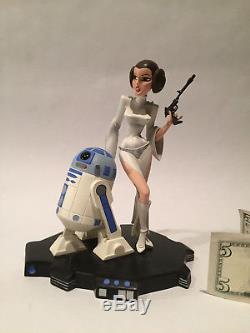 GENTLE GIANT Princess Leia R2-D2 Star Wars ANIMATED Maquette Statue Ltd Edition