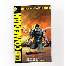 Gary Frank Before Watchmen Comedian #5 Cover Original Comic Art Doomsday Clock