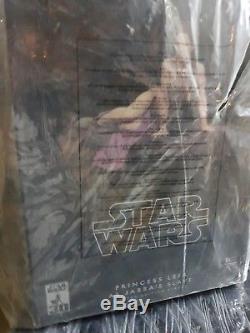 Gentle Giant Princess Leia as Jabba's Slave Deluxe Statue Star Wars (RARE!)