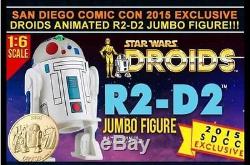 Gentle Giant STAR WARS SDCC 2015 Exclusive R2 D2 DROIDS Jumbo figure Comic Con