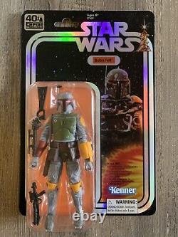 HASBRO STAR WARS BLACK SERIES BOBA FETT SDCC 2019 40th ANNIVERSARY