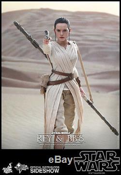 Hot Toys Star Wars The Force Awakens Rey & Bb-8 1/6 Scale Figure Set Sideshow