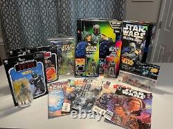 HUGE Star Wars Boba Fett LOT KENNER Moc SIGNED 12 Figures, Comics, and more