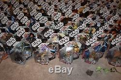HUGE lot 102 Star Wars 30th Anniversary Coin figures, album, Comic Packs, Yoda