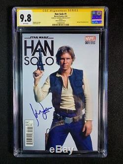 Han Solo #1 CGC 9.8 SS (2016) Movie Variant Cover Signed by Harrison Ford