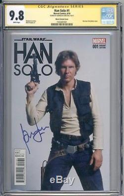 Han Solo 1 Movie Variant Cover CGC SS 9.8 Harrison Ford Star Wars Photo Cover