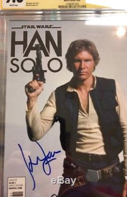 Han Solo #1 Movie Variant Signed Autograph Harrison Ford CGC 9.8 Star Wars