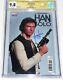 Han Solo #4 Cgc Ss Signature Autograph Harrison Ford 9.8 Photo Variant Cover Wow