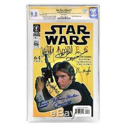 Harrison Ford & Star Wars Cast Autographed Star Wars Tales #11 CGC SS 9.8 CA