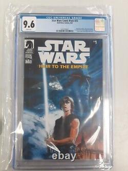 Heir To The Empire #1 Star Wars Comic Pack #25 CGC 9.6 1st Thrawn Ultra Rare
