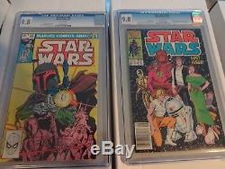 Highest Graded Star Wars Complete Set All Graded 9.8 #1 Through 107 Spectacular