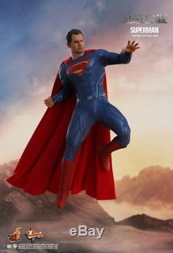 Hot Toys DC Comics Justice League Superman Clark Kent Henry Cavill Led Eyes 1/6