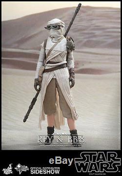 Hot Toys Rey and BB-8 Movie Masterpiece Series Figure Set MIB Star Wars