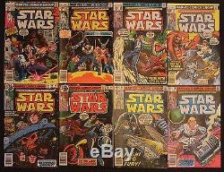 Huge Lot of 47 Bronze Age Star Wars Comic Books, 7 105, Sharp Copies! VF NM