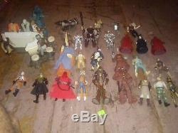 Huge star wars action figure lot Darth Bane Comic Pack Figures Cantina and more