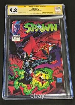 Image Comics Spawn 1 CGC 9.8 SS Todd McFarlane Signed 1992 1st Appearance