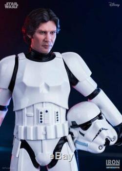 Iron Studios Han Solo Stormtrooper 110 Scale Figure Star Wars Statue Limited