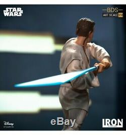 Iron Studios Star Wars la Amenaza Fantasma Obi Wan Comics Art Escala