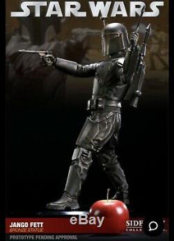 Jango Fett Bronze Statue Sideshow Star Wars Mandalorian #3 / 25 Boba Darth Vader
