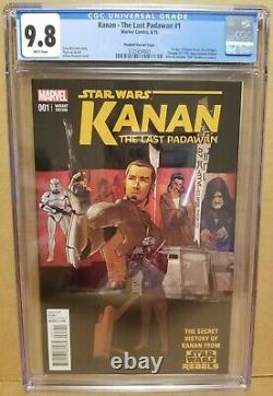 Kanan The Last Padawan #1 Cgc 9.8 125 Plunkett Variant 1st Sabine Wren & Rebels