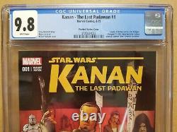 Kanan The Last Padawan #1 Cgc 9.8 125 Plunkett Variant 1st Sabine Wren & Rebels