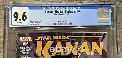 Kanan The Last Padawan #6 CGC 9.6, 1st Sabine Wren, NM+, Marvel, 2015, Star Wars