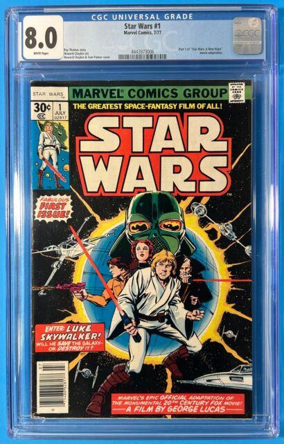 Key Issue 1st Appearance Of Luke, Leia, Vader Star Wars #1 Cgc 8.0