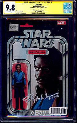 Lando #1 ACTION FIGURE VARIANT CGC SS 9.8 signed by Billy Dee Williams STAR WARS