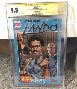 Lando 1 CGC 9.8 Signed Billy Dee Williams & Charles Soule Star Wars Solo Variant