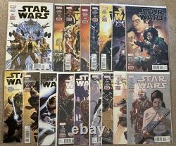 Large 64 Issue Star Wars Comic book Lot Look! Marvel Vader Aphra Legacy
