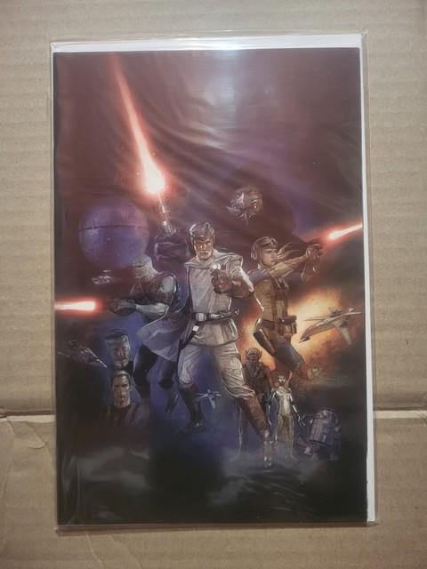 Large Star Wars Comic Book Lot Of 13