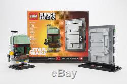 Lego BrickHeadz Boba Fett & Han Solo in Carbonite NY COMIC CON EXCLUSIVE 41498