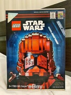 Lego Star Wars SDCC Comic-Con 2019 Exclusive Red Sith Storm Trooper Bust