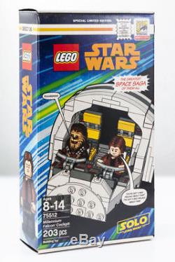 Lego Star Wars Sdcc Comic Con Exclusive Millennium Falcon Set Minifig Guarantee
