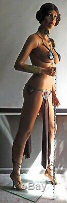Life Size Star Wars Slave Princess Leia Statue Figure Super Sexy Jedi