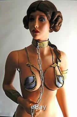 Life Size Star Wars Slave Princess Leia Statue Figure Super Sexy Jedi