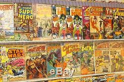 Lot of 130 Silver/Bronze comics with Keys Star Wars, Spider-Man, Daredevil & More