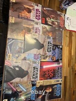 Lot of 155, Assorted DC, Star Wars, Autographed, hardcore collector Comics